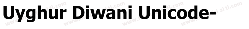 Uyghur Diwani Unicode字体转换